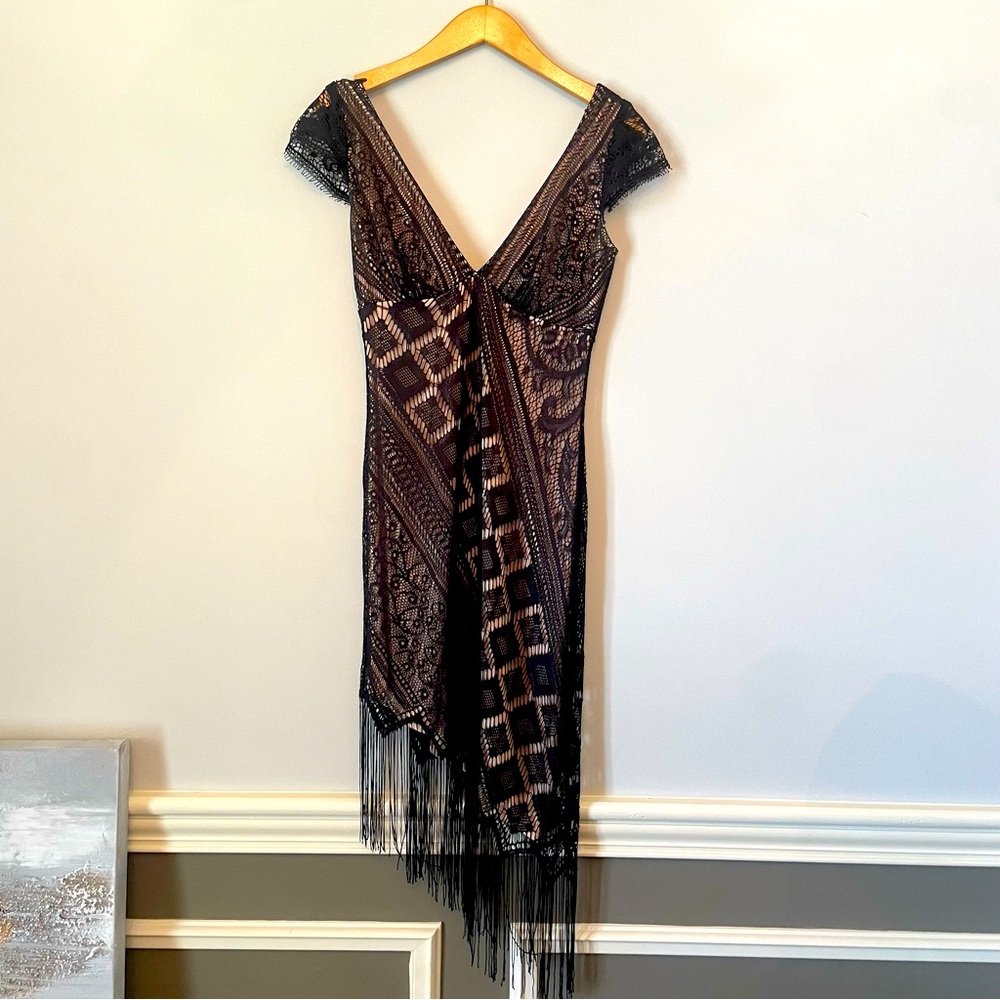 Black Lace Cocktail Dress